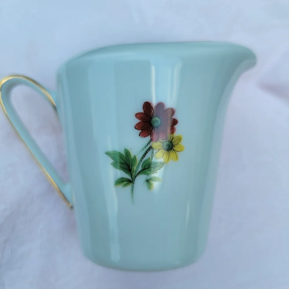 Vintage Creamer ~ PMR Bavaria Germany ~ Flowers ~ EUC ~ Sweet Little Item!